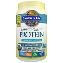 Garden of Life, RAW Organic Protein, Organic Plant Formula, Unflavored, 19.75oz (560g)